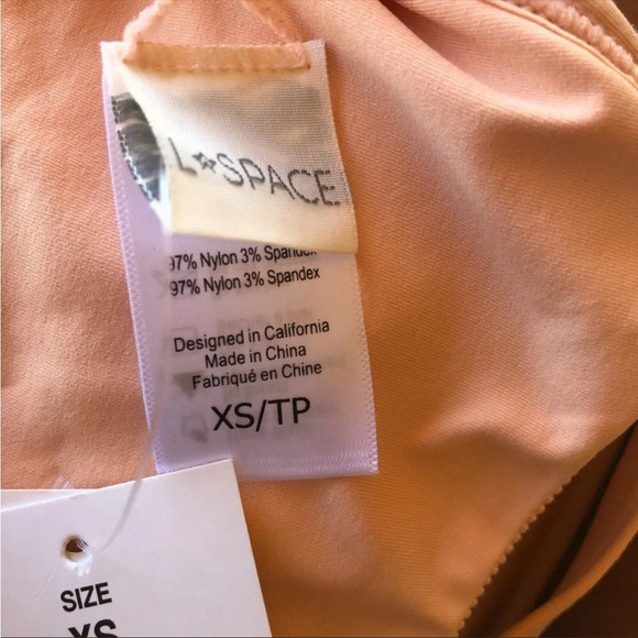 NWT L* space Dessert Rose Gemma Swim Top XS - Picture 7 of 8